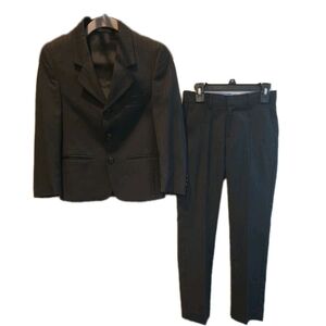 64 Ike Behar Black Boys Blazer 8/24 With IZOD Dress Pants Size 8 Set